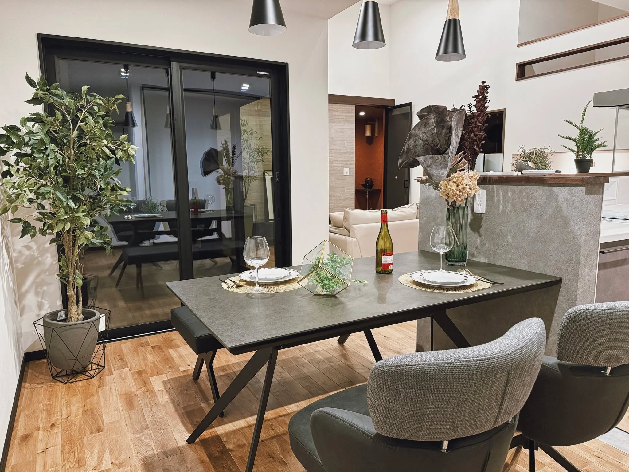 こだわりある和室が印象的。