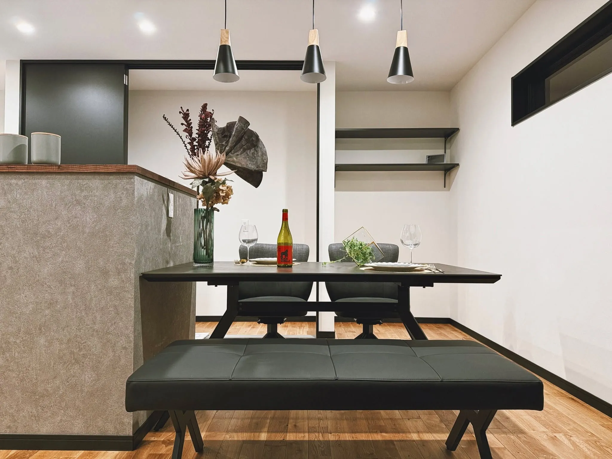 こだわりある和室が印象的。